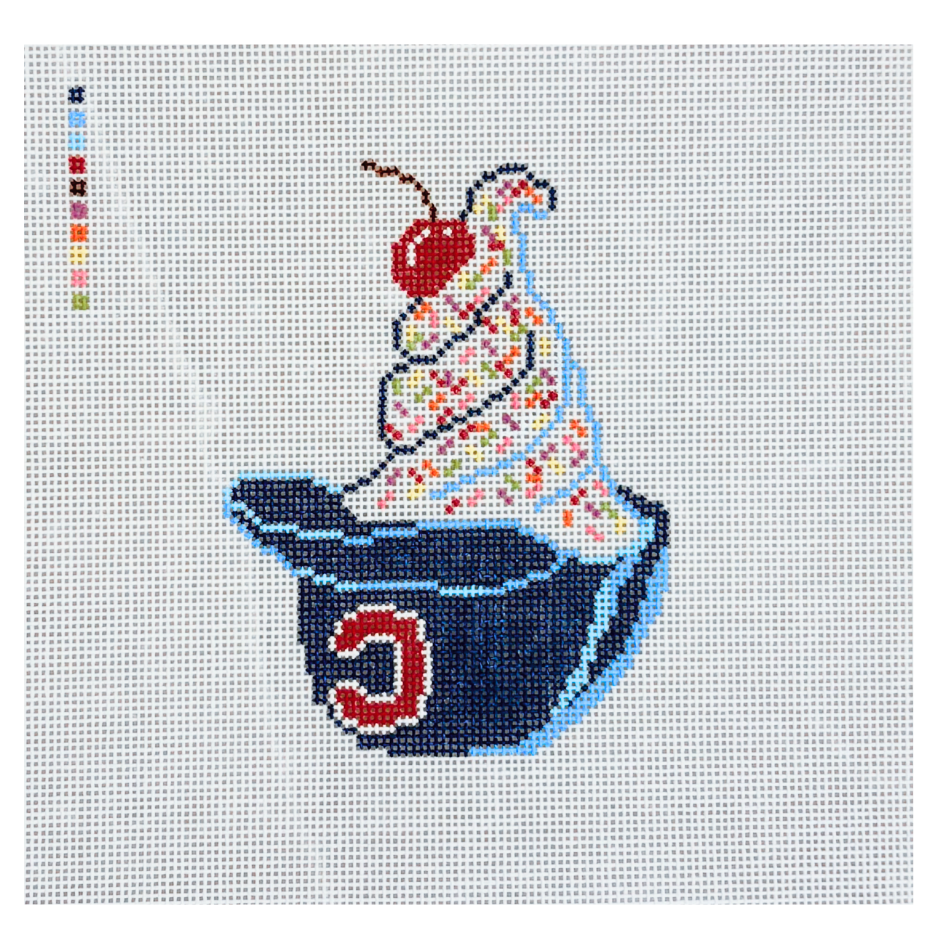 Baseball Ice Cream Helmet
