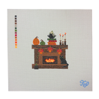 Fall Fireplace