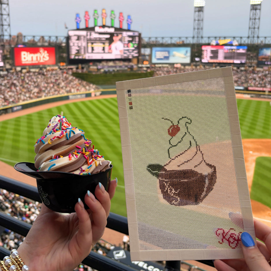 Baseball Ice Cream Helmet